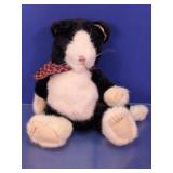 Boyds Plush Cat With Bandana