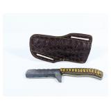 (1) Handcrafted NY Bladesmith Cleaver Knife