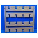 Wooden Wall-Mount Multi-Slot Rack