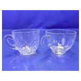Clear Glass Teacups