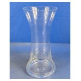 Clear Glass Flared Vase