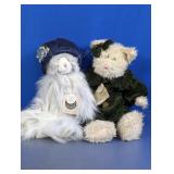 (2) Boyds Bears Plush Collectibles