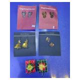 (5)Festive Christmas Earring Collection Set