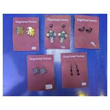 (5)Pairs Gingerbread Factory Jewelry Collection
