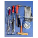 Assorted Hand Tools & Piercing Saw Set