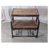 (1) Rustic Wood Utility Table
