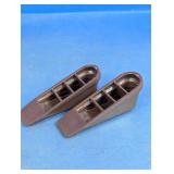 Brown Plastic Wedge Door Stoppers
