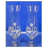 (2) Ballyï¿½s Casino Glasses