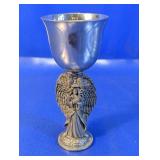 (1) Angel Pewter Wine Goblet