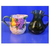 (2) Decorative Ceramic Pitchers