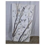 (1) Framed Bird Canvas Wall Art