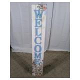(1) Welcome Wooden Porch Sign