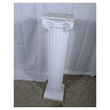 (1) White Plastic Decorative Pedestal Column