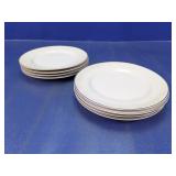 Princess China White Dinner Plates Set