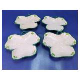 Shamrock Shaped Ceramic Plates