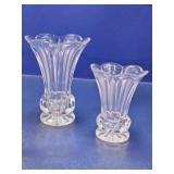 Clear Glass Mini Vases Set