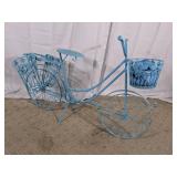 (1) Decorative Metal Bicycle Planter