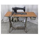 (1) Singer Industrial Sewing Machine Table