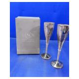 Lenox Kirk Stieff Silverplate Flutes Set