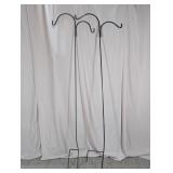 Tall Metal Shepherd Hook Plant Hangers