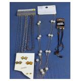 Assorted Jewelry & Eyeglass Holder Lot