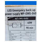 (2) WP-EWG-040U LED Backup Power