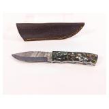 Damascus Steel Hunting Knife