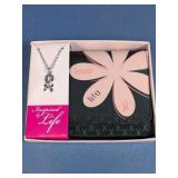 (1) Set of Inspired by Life Necklace & Wallet