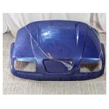 Blue Vehicle Front Body Panel Hood Cover