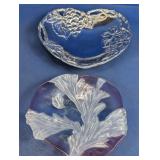 Decorative Metal & Glass Serving Dishes