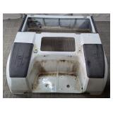 White Golf Cart Rear Cargo Body Panel