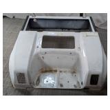 White Vehicle Rear Body Cargo Panel Assembly