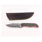 Damascus Steel Fixed Blade Knife