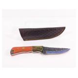 Damascus Steel Hunting Knife