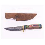Damascus Steel Hunting Knife