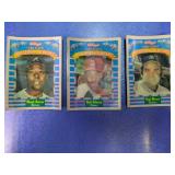 (3)Vintage Kelloggï¿½s Baseball Greats Card Trio
