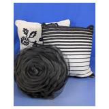 Decorative Throw Pillows Black and White