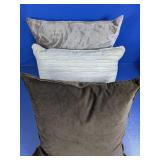 Neutral Tone Throw Pillows Assorted Set