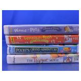(4)Winnie the Pooh & Friends VHS Collection