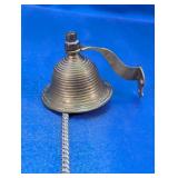 Vintage Brass Wall-Mounted Service Bell