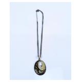 Oval Pendant Necklace