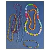 Assorted Colorful Beaded Necklaces and Bracelet