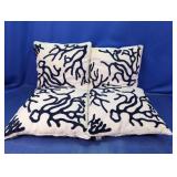 (4) Thro by Marlo Lorenz Coral Pillows