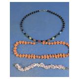Beaded Bracelets Assorted Colors Set