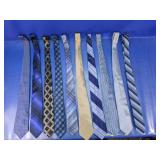 (10)Professional Blue & Neutral Necktie Collection