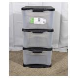 Bella Plastic Storage Drawer Tower