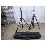 (2)On-Stage Adjustable Speaker Stands Duo