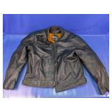 (1) Xelement Leather Motorcycle Jacket