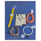 Mixed Costume Jewelry & Kids Watch Lot