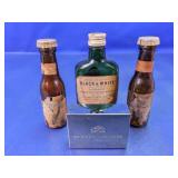 (2)Vintage Mini Bottles & Benson & Hedges Ashtray